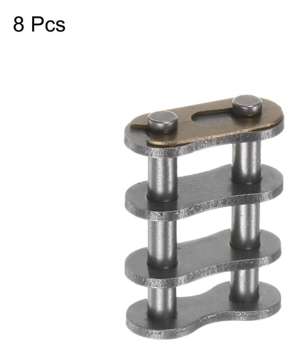 Enlaces De Conexión De Cadena De Doble Rodillo Uxcell 8pcs