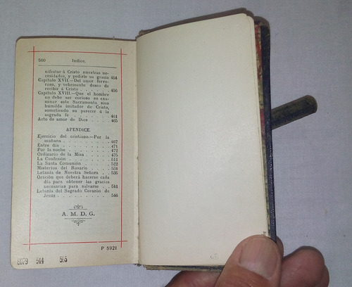 De La Imitación De Cristo - Tomas De Kempís / Ed. 1916 (Usado)