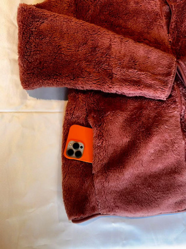 Chamarra Casual Termico Tipo Teddy Con Capucha Unisex