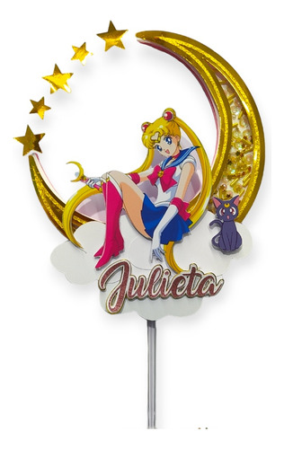 Cake Topper Shaker  Sailor Moon