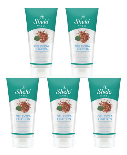 5 Pack Gel Extra Fijación Shelo