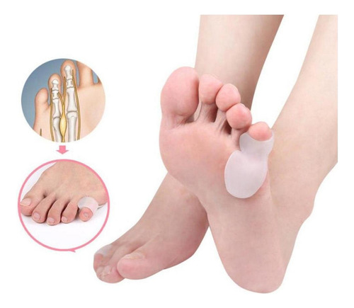 Para . 4 Pares Protectoras De Silicona For Y Meñique Cojín