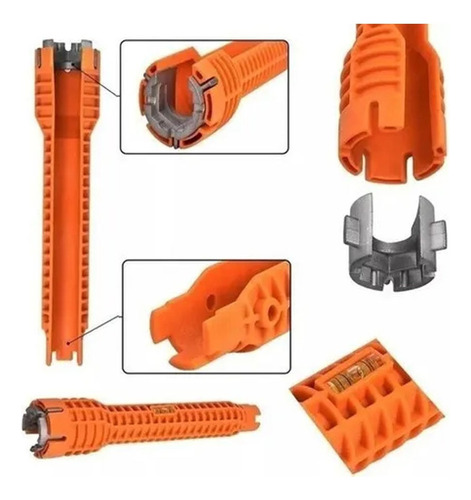 Aexpes Llave De Sierra Multifuncional De Tres Cabezas