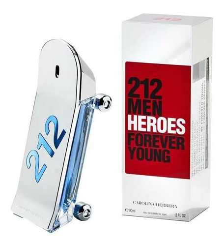 Carolina Herrera 212 Heroes Forever Young Edt 90ml Hombre 
