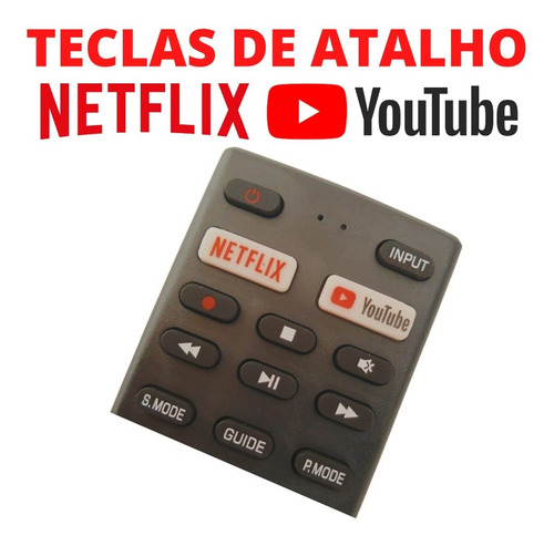 Control LED inteligente LCD Jvc 4K Rcm5 Cqb5432 Netflix Youtube