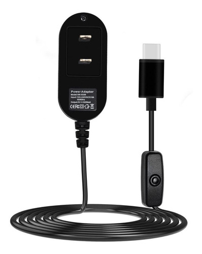 Fuente Eliminador 5v 3a Usb C Raspberry Pi 4 B Cargador Pi4