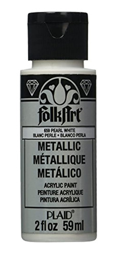 Folkart K659 Pintura Acrílica Perla Metálica 2oz, 2 Fl Oz (p