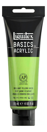 Tinta Acrílica Liquitex Basics 840 Brilliant Y Green 118ml