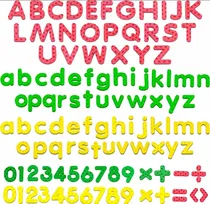 Comprar Letras Y Numeros De Foami Con Iman, Magnéticos, Educativo 