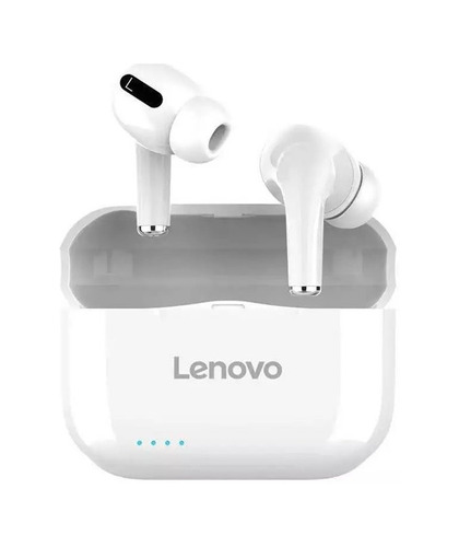 Imagen 1 de 2 de Auriculares In-ear Inalámbricos Lenovo Livepods Lp1s Blanco