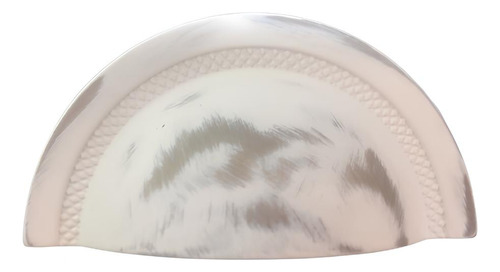 Puxador Shell 64mm Vecchio Bianco Zen