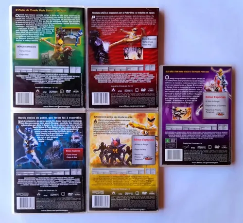 Dvd Power Rangers Dino Trovao - Colecao | Parcelamento sem juros