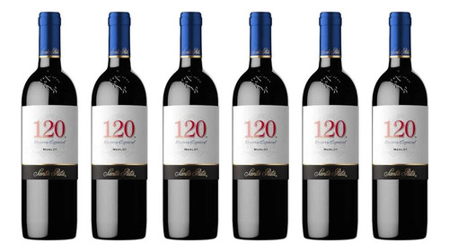 Caja De 6 Vino Tinto Santa Rita Viña 120 Reserva Especial Me