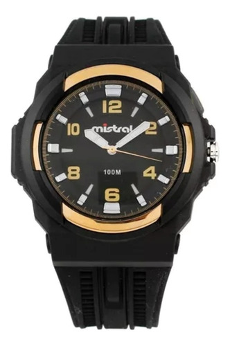 Reloj Mistral Gax-qw 100m Water Resistant Resina Joyas Gemma