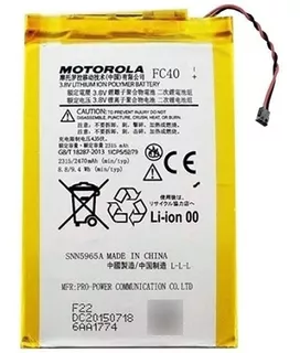 Bateria Pila Para Motorola Moto G3 Fc40.