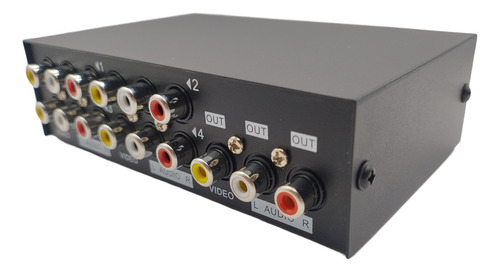Switch Conmutador Video Y Audio Rca (4 Input 1 Output)