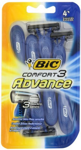 Bic Comfort 3 Anticipos De La Navaja Desechable De 3 5wlsg