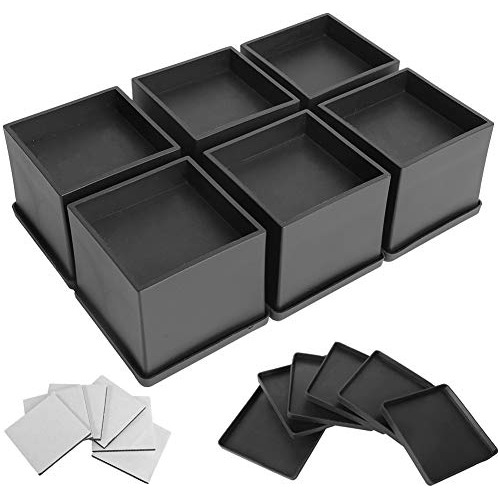6 Paquete De Muebles Negro Bandas De Subida Cama Sofa A...