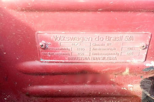 Imagem 8 de 9 de Volkswagen Fusca 1960 60 - Para Restauro - Antigo - Original