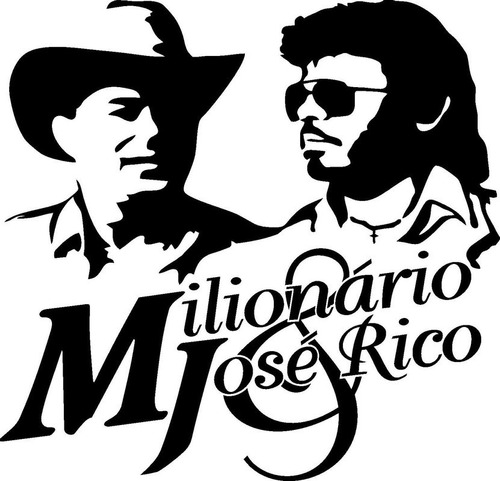 Adesivos Country Sertanejo Milionário E José Rico
