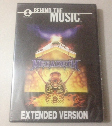 Megadeth Vh1 Behind The Music Extended Version Dvd Importado