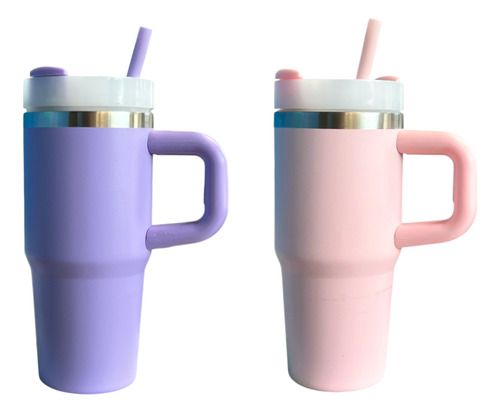 15 Mini Termo 14 Oz Termico Acero Inoxidable Popote Mayoreo Surtido