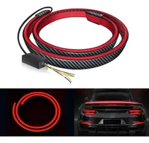 Comprar Spoiler Aleron Led Universal Fibra De Carbono