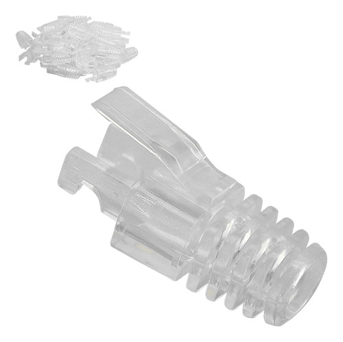 Gelrhonr 100 Piezas Rj45 Cat6 Conector De Botas De Alivio De