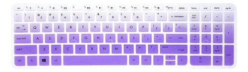 Teclado Cubrir La Piel De Silicona Elástica Para 15.6  Hp Pa