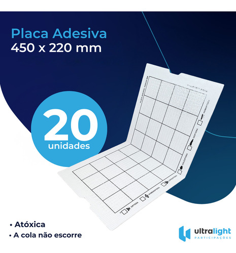20 Und - Refil 450x220 Para Armadilha Mata Mosquitos Moscas E Varejeiras