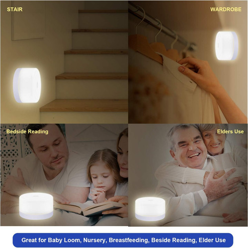 Luces De Noche Táctiles Para Niños Con Función De Atenuación