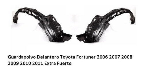 Guardapolvo Delantero Fortuner 2006 2007 2008 2009 2010 2011