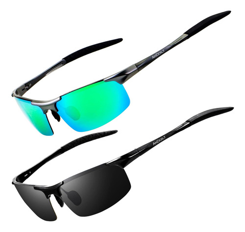 Andoilt Hombres Deportes Gafas De Sol Polarizadas Protección