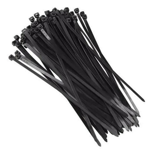 Kit 100 Enforca Gato Abraçadeira De Nylon Preta 400 Mm X 5,0