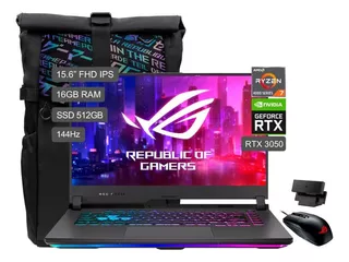 Laptop Gamer Asus Rog Strix G513 Rtx 3050 16gb 512 G Nvidia®