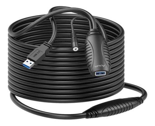 Cable Alxum Extensión Activa Usb 3.0 10 M Incluye Fuente 