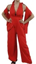 Comprar Mono Rojo Escote Marilyn M Fiesta Quince Noche Gala Evento