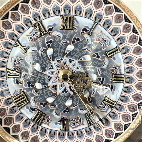Imagem 2 de 7 de Relógio Mandala Bodas De Ouro 50 Anos Casamento 18,5cm
