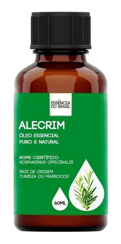 Óleo Essencial Alecrim 60ml - Puro E Natural