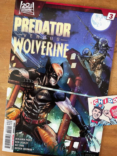 Comic - Predator Vs Wolverine #3 Marco Checchetto