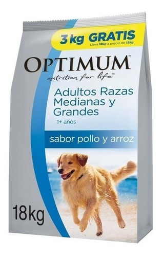 Optimum adulto razas medianas grandes 18kg