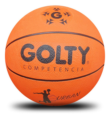 Balón De Baloncesto Golty Competition Urban No. 7-naranja Color Naranja