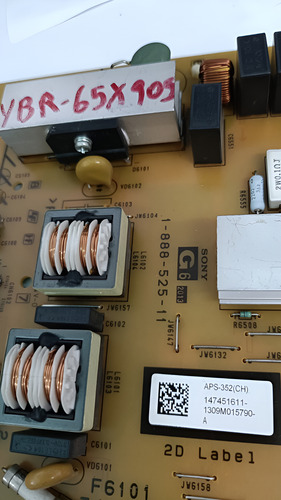 Placa Fonte Sony Xbr-65x905 1-888-525-11 Original (Usado)