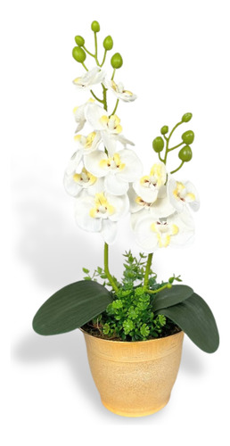 Arranjo Orquideas Artificiais - Vasos Flores Artificial Flor