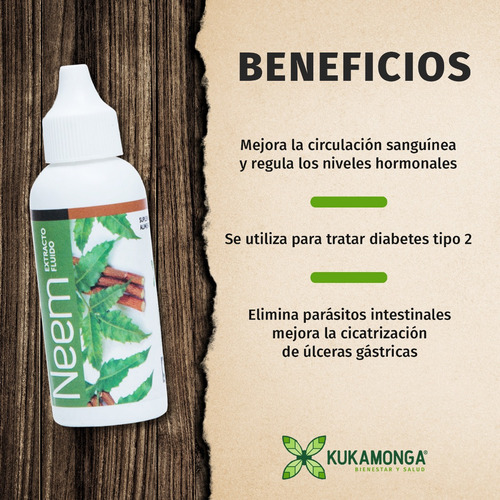 1 Neem Cápsulas + 1 Extracto Neem