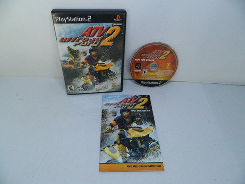 Atv Off Road 2 Fury Original Ps2 Playstation 2 - Loja Rj (Usado)
