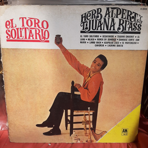 Vinilo Herb Alpert Y Su Tijuana Brass El Toro Solitario J1