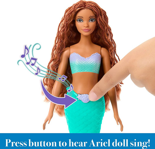 La Sirenita Disney (2023), Muñeca Ariel Sueña Y Canta