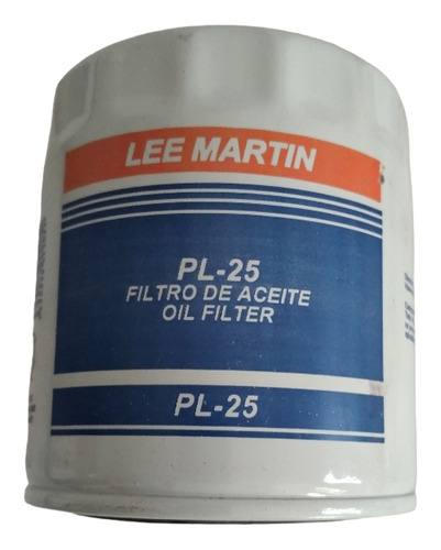Filtro Del Aceite Del Motor,marca Lee Martin,modelo Pl25.