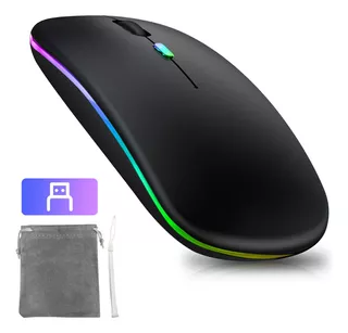 Bluetooth Inalámbrico Ergonómico Mouse Óptico 2.4g Recargabl